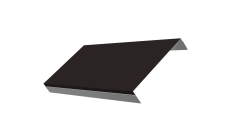 Ламель обратная 150 забора жалюзи Texas Grand Line 0,5 Satin Matt TX RAL 9005 черный