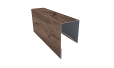 Планка П-образная заборная 17 0,45 Print Premium Almond Wood Fresh (2м)