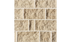 Рядовая плитка Zikkurat Монсеррат 1-20-00 с расшивкой 1 см, норма упаковки 0,5м2