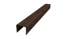 Крышка для забора жалюзи Palermo Grand Line 0,45 Print Elite Antique Wood TwinColor (3м)