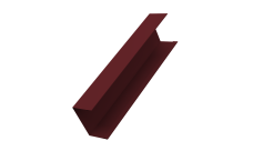 Крышка жалюзи Milan,Tokyo 0,45 PE-Double RAL 3005 красное вино (2м)