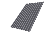 Профнастил С21R Grand Line 0,45 ПЭ слим RAL 7004 сигнальный серый