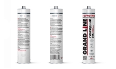 Герметик Grand Line Профессиональный гибридный на основе МС-полимера 300мл RAL 7024 графит