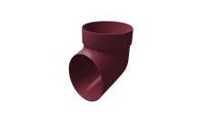 Колено сливное ПВХ Grand Line бордо (RAL 3005)