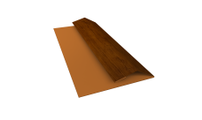 Планка финишная Блок-Хаус новый Grand Line 0,45 Принт Премиум Золотой дуб насыщенный Фреш TwinColor (2м)