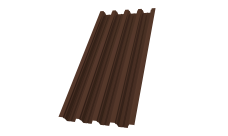 Профнастил Н75R 0,7 PE-Double RAL 8017 шоколад