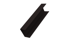 Крышка для забора жалюзи Milan,Tokyo Grand Line 0,45 PE-Double RAL 9005 черный (2м)