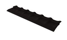 Модуль обхода трубы Профиля волнового классик 0,45 Drap TX с пленкой RAL 9005 черный