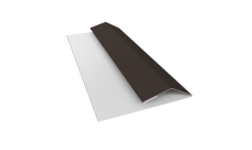 Планка финишная Блок-Хаус новый Grand Line 0,5 PurPro матовый RR 32 темно-коричневый (2м)