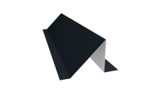 Планка снегозадержания Grand Line 0,45 PE с пленкой RAL 9005 черный (2м)