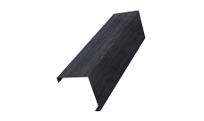 Декоративная накладка на столб универсальная угловая 60х60 для забора жалюзи Grand Line 0,45 Print Premium Grey Wood TwinColor (1,8м)