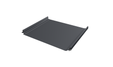 Кликфальц Про Grand Line 0,5 PurLite матовый с пленкой на замках RAL 7024 мокрый асфальт