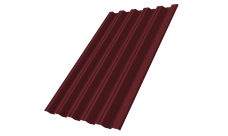 Профнастил НС35R Grand Line 0,5 Satin Matt TX RAL 3005 красное вино