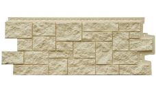 Фасадная панель Grand Line Дикий камень Классика бежевый