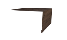 Планка околооконная простая 250х50 Grand Line 0,45 Print-double Elite Antique Wood (2м)