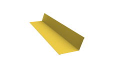 Планка примыкания 90х140 0,45 PE с пленкой RAL 1018 цинково-желтый (2м)