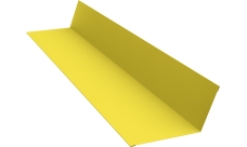 Планка примыкания 90х140 Grand Line 0,45 PE с пленкой RAL 1018 цинково-желтый (2м)