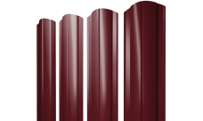 Штакетник Круглый фигурный Grand Line 0,45 Drap TR RAL RAL 3005 красное вино