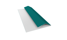 Планка финишная Блок-Хаус новый Grand Line 0,45 ПЭ с пленкой RAL 5021 водная синь (2м)