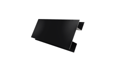 Планка H-образная стыковочная сложная 0,5 PurPro Matt 275 RAL 9005 черный (2м)