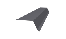 Планка капельник 100х55 0,45 PE с пленкой RAL 7004 сигнальный серый (3м)