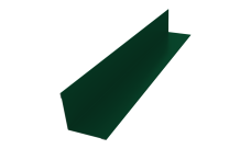 Угол внутренний 50х50 0,45 PE-Double с пленкой RAL 6005 зеленый мох (2м)