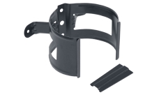 Кронштейн трубы на дерево 100 мм Мatt RAL 7024