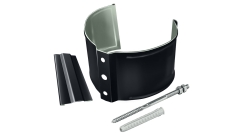 Кронштейн трубы на кирпич Grand Line ПЭ 100мм RAL 7024 мокрый асфальт