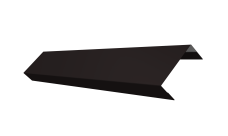 Ламель обратная 50 забора жалюзи Texas 0,45 PE RAL 9005 черный