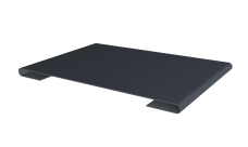 Планка стыковочная 0,5 Atlas X с пленкой RAL 7024 мокрый асфальт (3м)