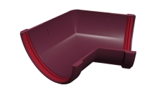 Угол желоба 135 град.Классика 120 ПВХ Grand Line бордо (RAL 3005)