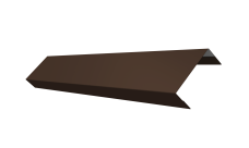 Ламель обратная 50 забора жалюзи Texas 0,5 PE RAL 8017 шоколад