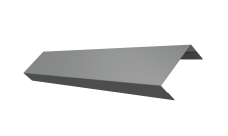 Ламель обратная 50 забора жалюзи Texas 0,5 Satin RAL 9006 бело-алюминиевый