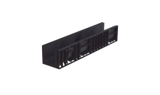 Лоток водоотводный пластиковый Aquastok Norma 150 Н185, класс нагрузки С250 1000х210х185 (11518)