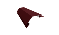 Угол внешний сложный 75х75 135 градусов Grand Line 0,45 Drap TR RAL 3005 красное вино (2м)