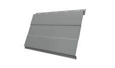 Вертикаль 0,2 prof Grand Line 0,45 PE с пленкой RAL 9006 бело-алюминиевый