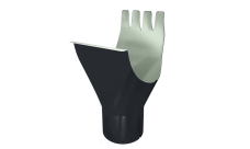 Воронка Grand Line ПЭ 150/100мм RAL 7024 мокрый асфальт