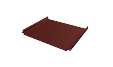 Кликфальц Pro Grand Line 0,5 Satin с пленкой на замках RAL 3009 оксидно-красный