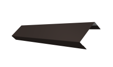 Ламель обратная 50 забора жалюзи Texas 0,45 PE RR 32 темно-коричневый