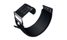 Соединитель желоба GL PE 150 мм RAL 7024 мокрый асфальт