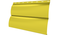 Блок-хаус новый Grand Line 0,45 PE с пленкой RAL 1018 цинково-желтый