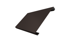 Ламель лицевая 200 забора жалюзи Texas Grand Line 0,5 PurPro RR 32 темно-коричневый