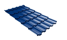 Профиль волновой "Квинта плюс3D" ("Kvinta plus3D") 0,45 PE RAL 5002 ультрамариново-синий