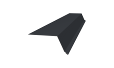 Планка капельник 100х55 0,45 PE с пленкой RAL 7024 мокрый асфальт (2м)