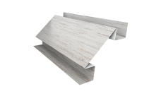 Планка угла внутреннего сложного Экобрус Grand Line 0,45 Print Elite Snow Wood TwinColor (2м)