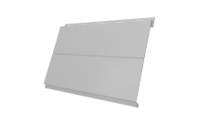 Софит металлический Вертикаль 0,2 line Grand Line 0,5 Satin с пленкой RAL 9003 сигнальный белый