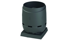 Выход вентиляционный Vilpe Flow 630S с основанием 970x970 черный