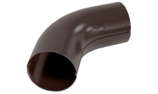 Колено 60 град 100 мм Мatt RAL 8017