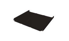 Кликфальц Pro Line Grand Line 0,45 Drap ST с пленкой на замках RAL 9005 черный