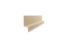 Отлив верхний фальц Grand Line 0,45 Drap ТХ RAL 1015 светлая слоновая кость (2м)